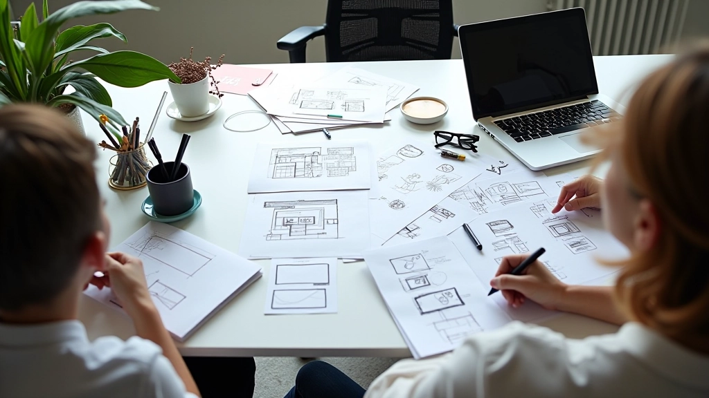 Ontwerp van gebruikersinterface met duidelijke navigatie en taaklijst weergave