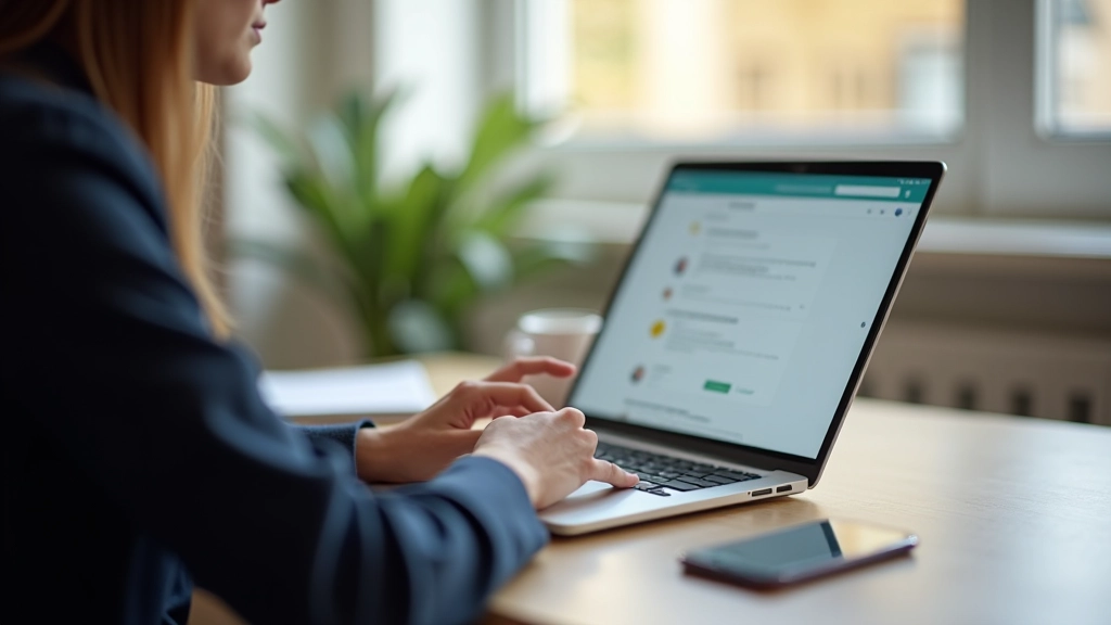 Persoon die e-mailnotificaties ontvangt over aankomend evenement op laptop en telefoon